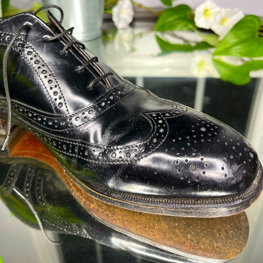 Bostonian Wingtip Oxford Leather Black Dress Shoes (EUC)​​​ - Picture 12 of 16